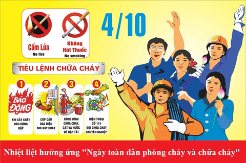 Ngày 4/10 Toàn Dân Phòng Cháy - Chữa Cháy | ĐÈN LED ZALAA GÓP PHẦN PHÒNG CHÁY NỔ TRONG SẢN XUẤT