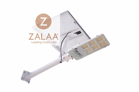 Đèn đường năng lượng mặt trời 120w mã số ZXJD-120S cột cao 6-8m ZALAA
