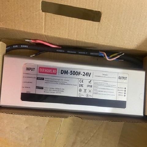 Bộ Nguồn Đèn LED 24VDC Công Suất 500W