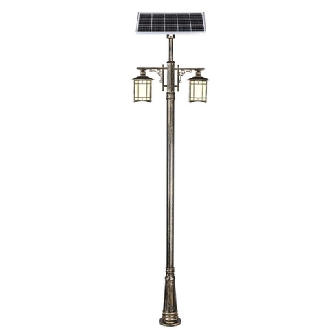Cột Đèn Cảnh Quan Sân Vườn Năng Lượng Mặt Trời Kiểu Dáng Cổ Điển ZALAA OEM ZSCV