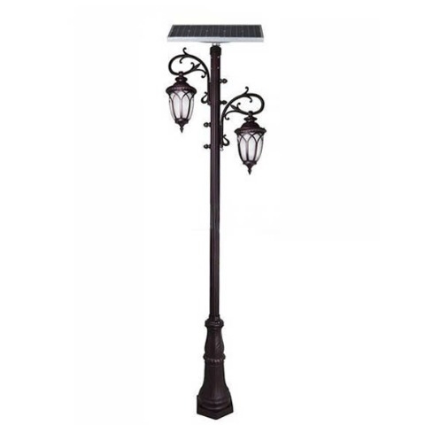 Đèn Cảnh Quan Tân Cổ Điển 2 Bóng Solar Garden Lights ZALAA OEM ZSCV-004