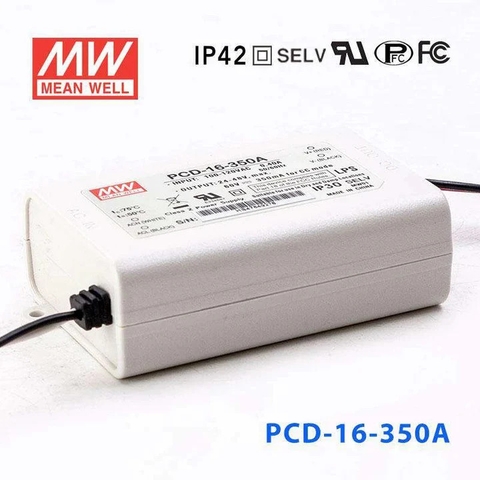 Nguồn Meanwell PCD-16 - LED Driver sử dụng cho Đèn chiếu sáng trong nhà