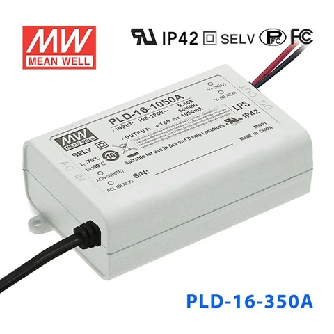 Nguồn Meanwell PLD-16 - LED Driver sử dụng cho Đèn chiếu sáng trong nhà