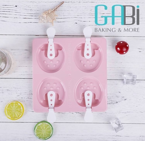 Khuôn kem hình dâu tây