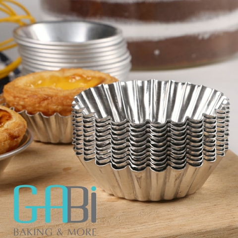 Set 5 khuôn tart hoa