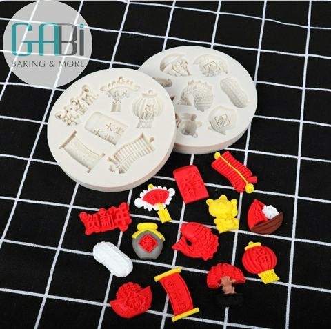 Khuôn fondant lễ hội