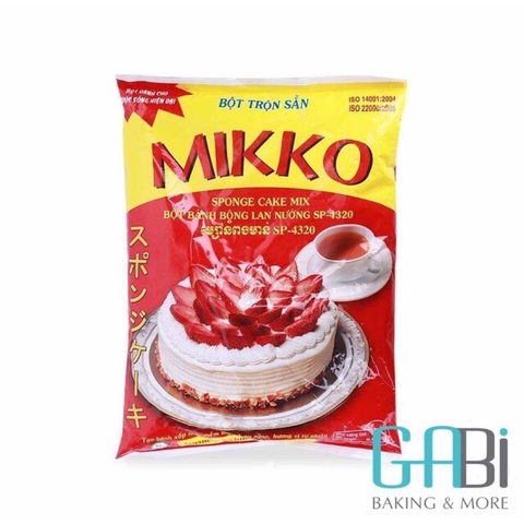 Bột bông lan trộn sẵn Mikko 200g/1kg