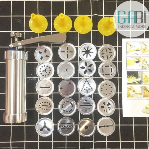 Cookie press inox 20 mặt