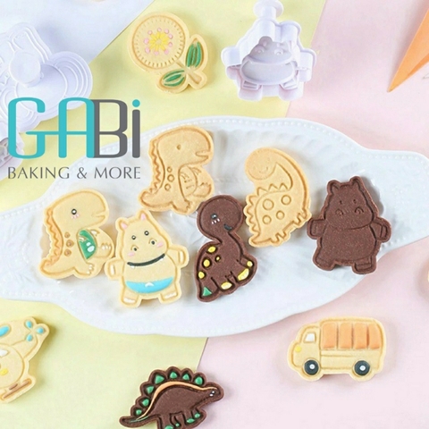 Khuôn nhấn cookie 3D (nhiều mẫu)