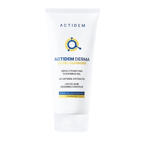 Sữa Rửa Mặt Dạng Gel Actidem Derma pH Gel Cleanser 150ml
