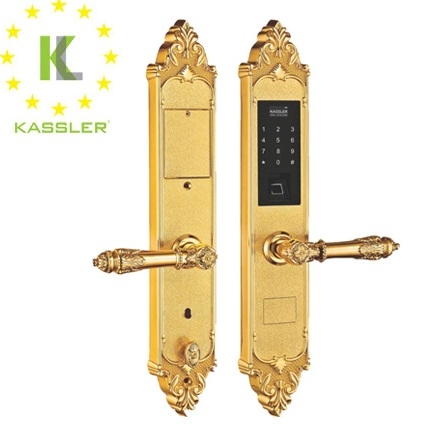 Khóa đại sảnh vân tay Kassler KL-959 G mạ vàng 18K