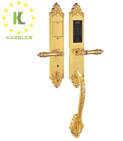 Khóa cửa đại sảnh Kassler KL-969 G mạ vàng 18K