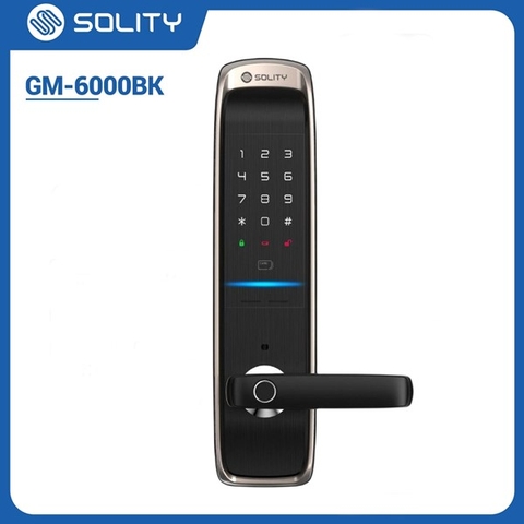Khóa cửa vân tay Solity GM-6000BK app mobile
