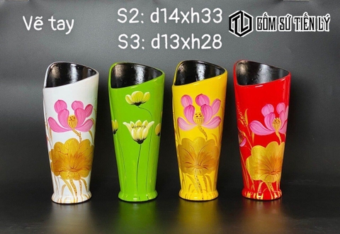 Set bình sơn mài trang trí-TLM41