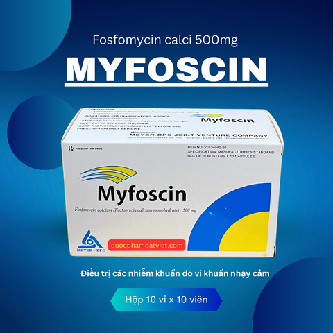 Myfoscin, nhiễm khuẩn