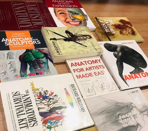 Những cuốn sách giải phẫu hay nhất dành cho họa sĩ