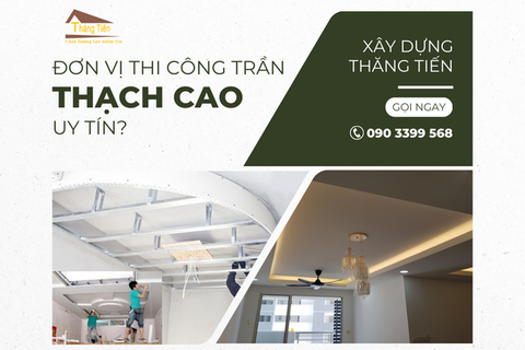 Địa Chỉ Thi Công Trần Thạch Cao Chuyên Nghiệp, Uy Tín tại TP. HCM