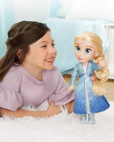 Búp bê công chúa Elsa xanh biết hát nhạc