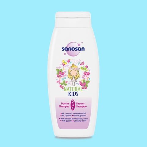 Sữa tắm gội dưỡng ẩm hương dâu rừng Sanosan 250ml