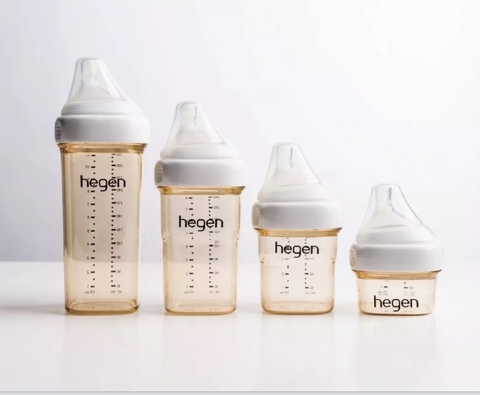 Bình sữa cho bé Hegen (Singapore) nhựa PPSU size 60ml - 150 ml - 240ml - 330ml