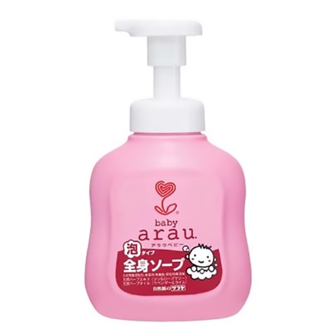 Sữa tắm Nhật Bản Arau Baby cho bé dạng bình 450ML