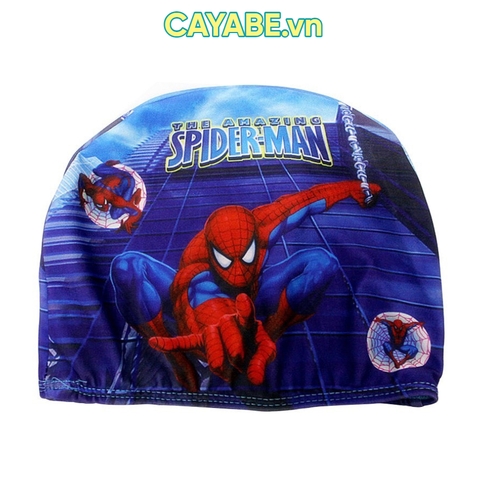 Mũ bơi trẻ em người nhện Spiderman cho bé