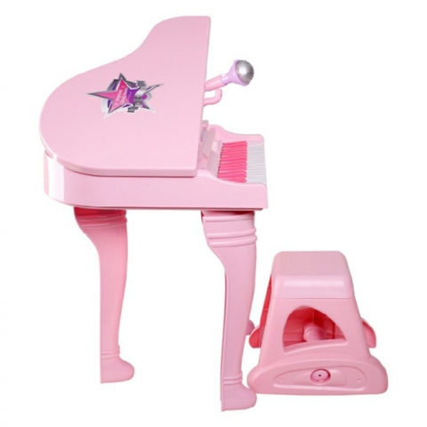 Đàn piano cổ điển kèm mic Winfun 2045 màu hồng
