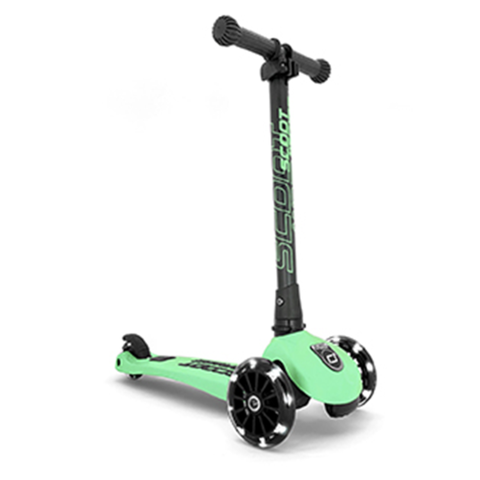 Xe scooter trẻ em Scoot and Ride Highwaykick 3 bánh xe có đèn LED cho bé (màu xanh - Kiwi)