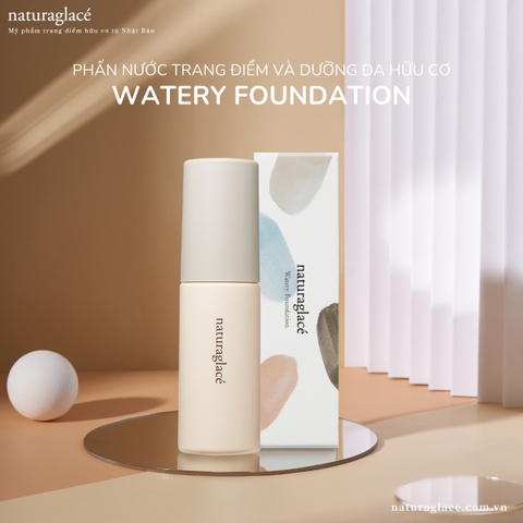 TRANG ĐIỂM  LỚP NỀN MỊN MÀNG VỚI PHẤN NƯỚC TRANG ĐIỂM DƯỠNG DA WATERY FOUNDATION