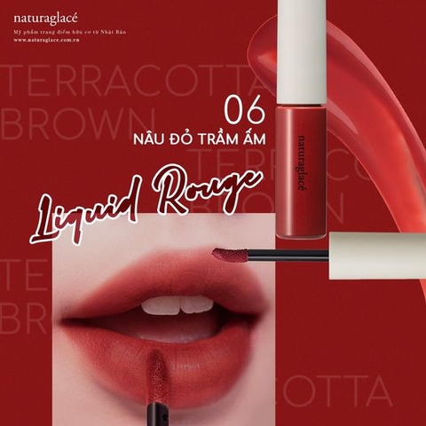 SON KEM DƯỠNG ẨM LIQUID ROUGE 06 - TERRACOTTA BROWN