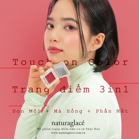 TRANG ĐIỂM MẮT, MÁ HỒNG & MÔI CHỈ VỚI 1 SẢN PHẨM ĐA NĂNG TOUCH ON COLOR