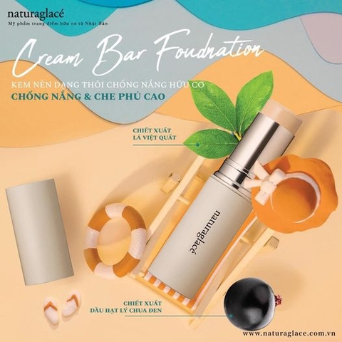 LỚP NỀN MỊN MÀNG CHE PHỦ HIỆU QUẢ VỚI CREAM BAR FOUNDATION