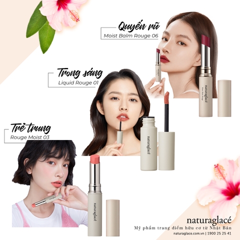 LÀM MỚI BẢN THÂN MỖI NGÀY VỚI SON MÔI HỮU CƠ NHẬT BẢN