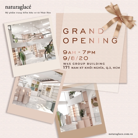 [GRAND OPENING] - KHAI TRƯƠNG SHOWROOM NATURAGLACÉ TẠI HỒ CHÍ MINH