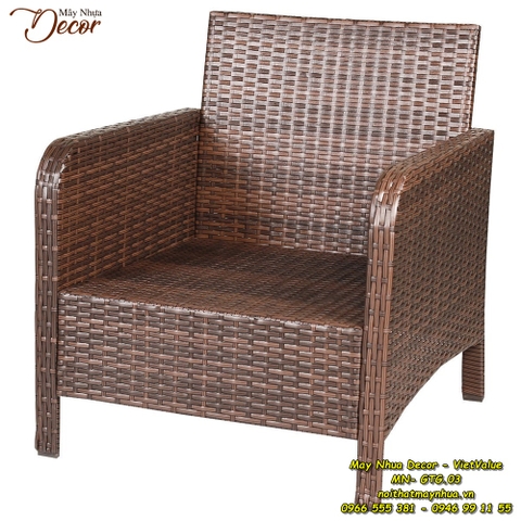 Ghế thư giãn mây nhựa MN-GTG.003