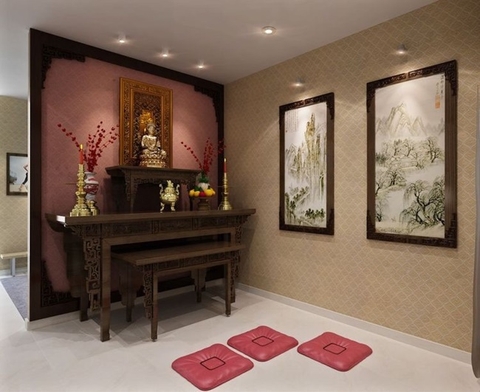 MẪU ÁN GIAN PHÒNG THỜ 005