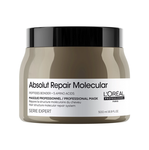 Dầu hấp siêu phục hồi tóc hư tổn cấp phân tử L’Oréal Absolut Repair Molecular 250 ml