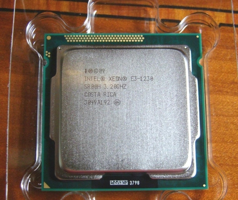 10893 Bộ xử lý CPU E3-1230 (8M Cache, 3.20 GHz, 5.00 GT s) 4 cores 8 threads / socket 1155