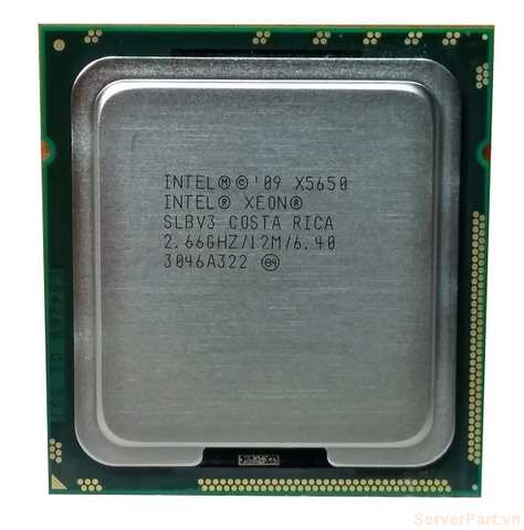 10905 Bộ xử lý CPU X5650 (12M Cache, 2.66 GHz, 6.40 GT s) 6 cores 12 threads / socket 1366