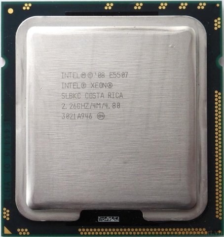 10915 Bộ xử lý CPU E5507 (4M Cache, 2.26 GHz, 4.80 GT s) 4 cores 4 threads / socket 1366