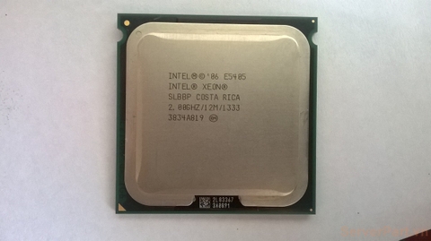 10925 Bộ xử lý CPU E5405 (12M Cache, 2.00 GHz, 1333 MHz FSB) 4 cores threads / socket 771