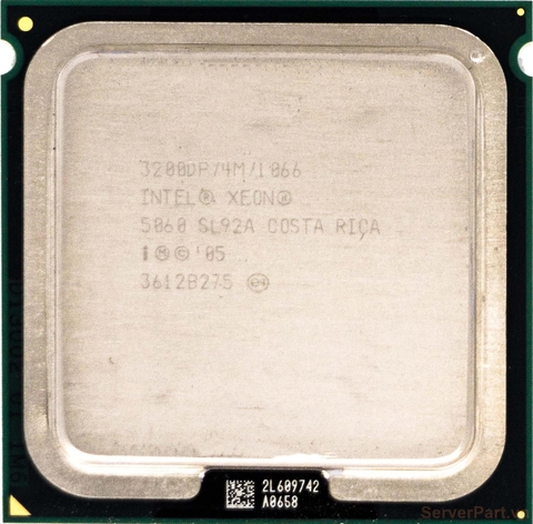 10944 Bộ xử lý CPU 5060 (4M Cache, 3.20 GHz, 1066 MHz FSB) 2 cores threads / socket 771
