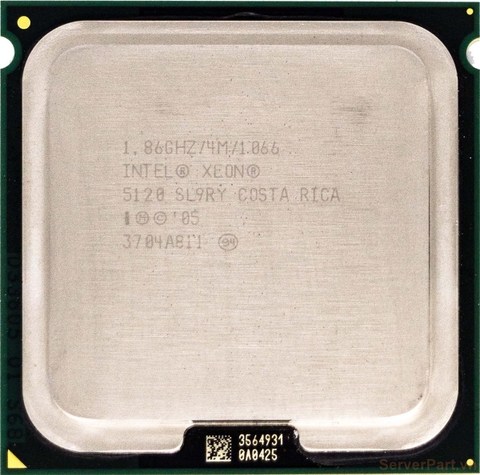 10947 Bộ xử lý CPU 5120 (4M Cache, 1.86 GHz, 1066 MHz FSB) 2 cores threads / socket 771