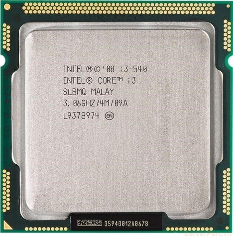 10964 Bộ xử lý CPU i3-540 (4M Cache, 3.06 GHz) 2 cores 4 threads / socket 1156