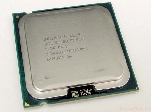 10967 Bộ xử lý CPU X3320 (6M Cache, 2.50 GHz, 1333 MHz FSB) 4 cores threads / socket 775