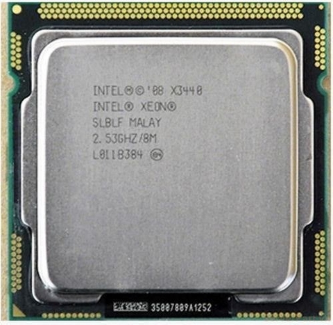 10969 Bộ xử lý CPU X3440 (8M Cache, 2.53 GHz) 4 cores 8 threads / socket 1156