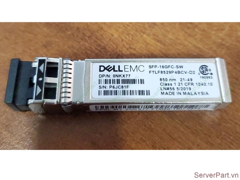 17178 Mô đun quang Module Dell 16G SFP+ SR Transceiver 0NKX77 NKX77 SFP-16GBFC-SW 16GBASE-SW