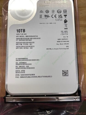 17447 Ổ cứng HDD SAS HP HPE 10TB 7.2K 3.5