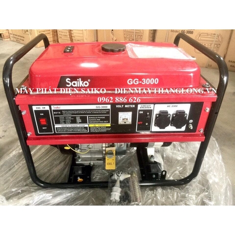 Máy phát điện Saiko GG-3000 (3,3KW)