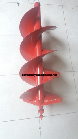 Mũi khoan đất đôi 300mm xoắn kép lắp cho máy khoan đất trồng cây